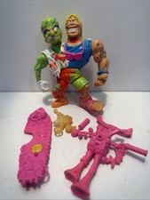 Toxic Crusaders Headbanger Action Figure 1991 Playmates 100% COMPLETE