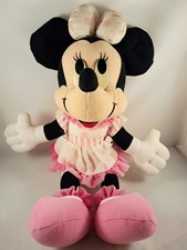 DISNEY MINNIE MOUSE Polka Dotted Tutu Dress PLUSH TOY Doll MATTEL 15" VINTAGE