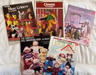 Vintage Lot Of 5 Toy/Doll/Clown Crochet Patterns *Physical Copies