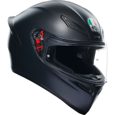 AGV K1-S Solid Matt Schwarz Sport Pendler Urban City Roller Motorrad Helm...
