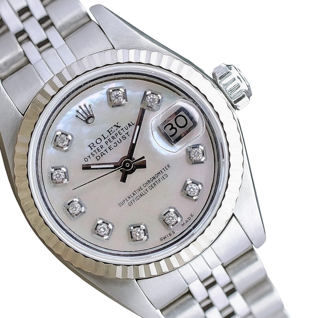 Rolex Datejust Stainless Steel White 14KW