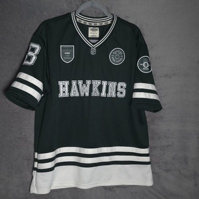 Stranger Things Hockey Trikot Herren Large grün Hawkins Tigers 8 Shirt Netflix