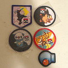 Official Pokemon League Patch Pack Lot of 5 Raichu, Houndoom, Oshawatt, Tepig — photo 1