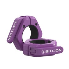 Olympic Barbell Clamps 2 inch Clips Pair Collars for Purple