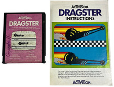 Dragster Atari 2600 Game Cartridge & Manual Activision Untested