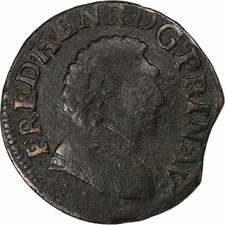 [#1308857] Principality of Orange, Frédéric-Henri de Nassau, Double Tournois, 16