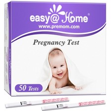 Easy Home Pregnancy Test Strips: 50 Pack HCG Strips 50 Count Pack of 1