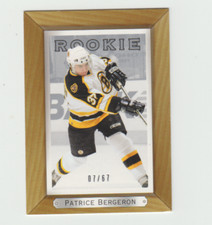 Patrice Bergeron Rookie 2003-04 Bee Hive # 07/67