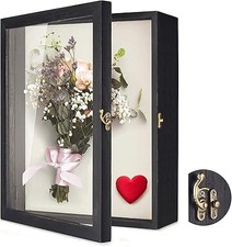 TJ.MOREE Flowers Shadow Box Display Case11”x14” ( 35 x 28 x6cm), Large Shadowbox