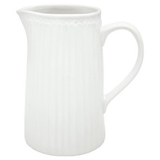 GreenGate Milchkanne Wasserkrug Alice White weiß Vintage Landhaus / B-Ware
