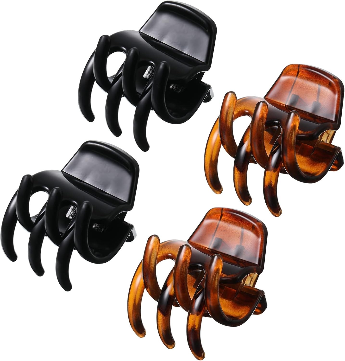 4 Pieces Hair Claw Clips Medium Hair Clips Non Slip Hair Clamps Butterfly Hair