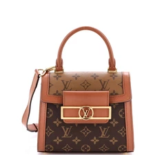Louis Vuitton Dauphine Capitale Bag Reverse Monogram Canvas