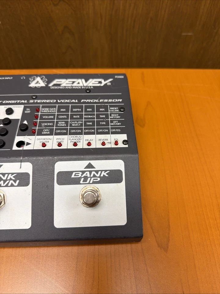 Procesador de señal de voz Peavey Vocal 100 PROBADO 100% funcional Foto 2 de 4