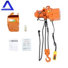 Single Phase Electric Chain Hoist, 2200Lbs /1 ton 10ft Lift Height G80 110V