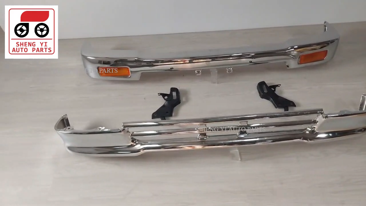 Chrome Front Bumper Apron Super Set Fit For Toyota 1992-1995
