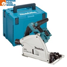Makita DSP600ZJ Twin 18v LXT Cordless Plunge Saw 165mm Body Only In Makpac Ca...