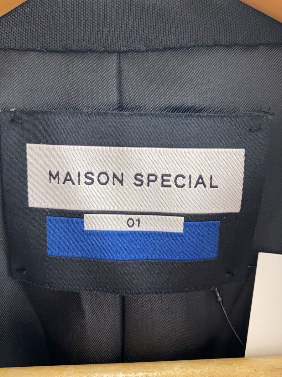 aメゾンスペシャル MAISON SPECIAL tailored jacket 1 wool Black 11231111207 Used