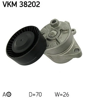 SKF Spannrolle, Keilrippenriemen Links, Mitte, Rechts, Unten für BMW - Bild 1 von 1