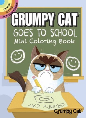 Grumpy Cat Goes to School Mini Coloring Book by John Kurtz (Paperback Book)