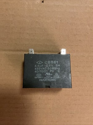  DEHUMIDIFIER / AC, CAPACITOR CBB61 450VAC (4.5uF)