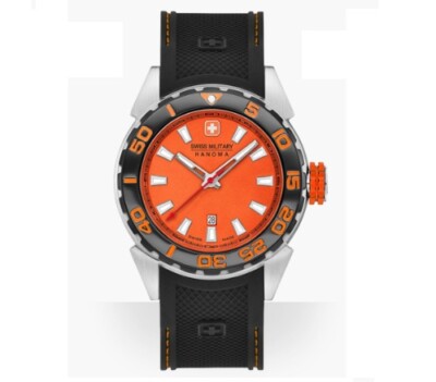 SWISS MILITARY HANOWA 6-4323.04.079 Aqua Line SCUBA DIVER Dive 656 2/12ft  7612657096911 | eBay