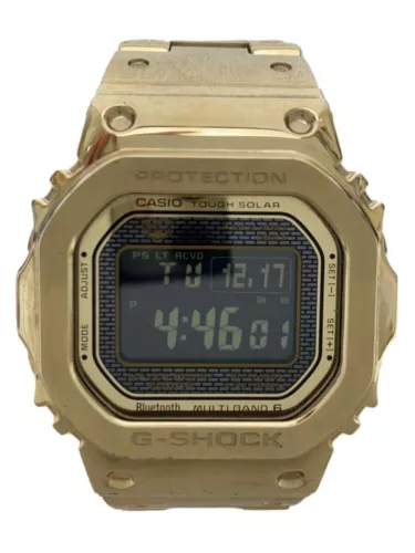 CASIO G-SHOCK GMW-B5000GD-9JF Gold Stainless Steel Bluetooth Solar Digital Watch