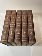 Children's Classics 1924-1927 Black Beauty, Arabian Nights, Crusoe, Treasure Isl
