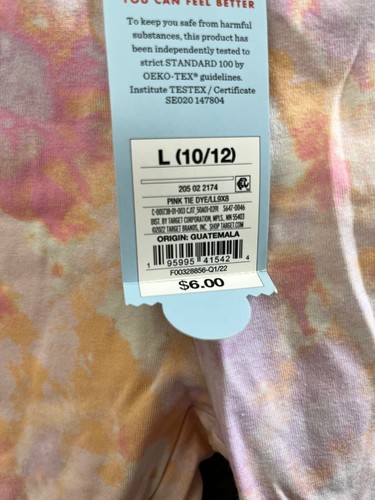 Cat & Jack Girls 2 Piece Leggings Multicolor L 10-12 - Picture 6 of 10