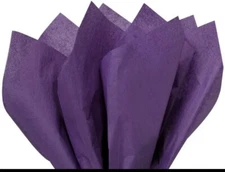 Gift Grade Tissue Paper Sheets - 20" x 20" Purple. 10 Sheets