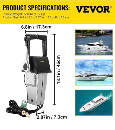 VEVOR Manetta Doppia Comando dell'Acceleratore per Barca YAMAHA 704-48207-13 - Bild 3 von 6