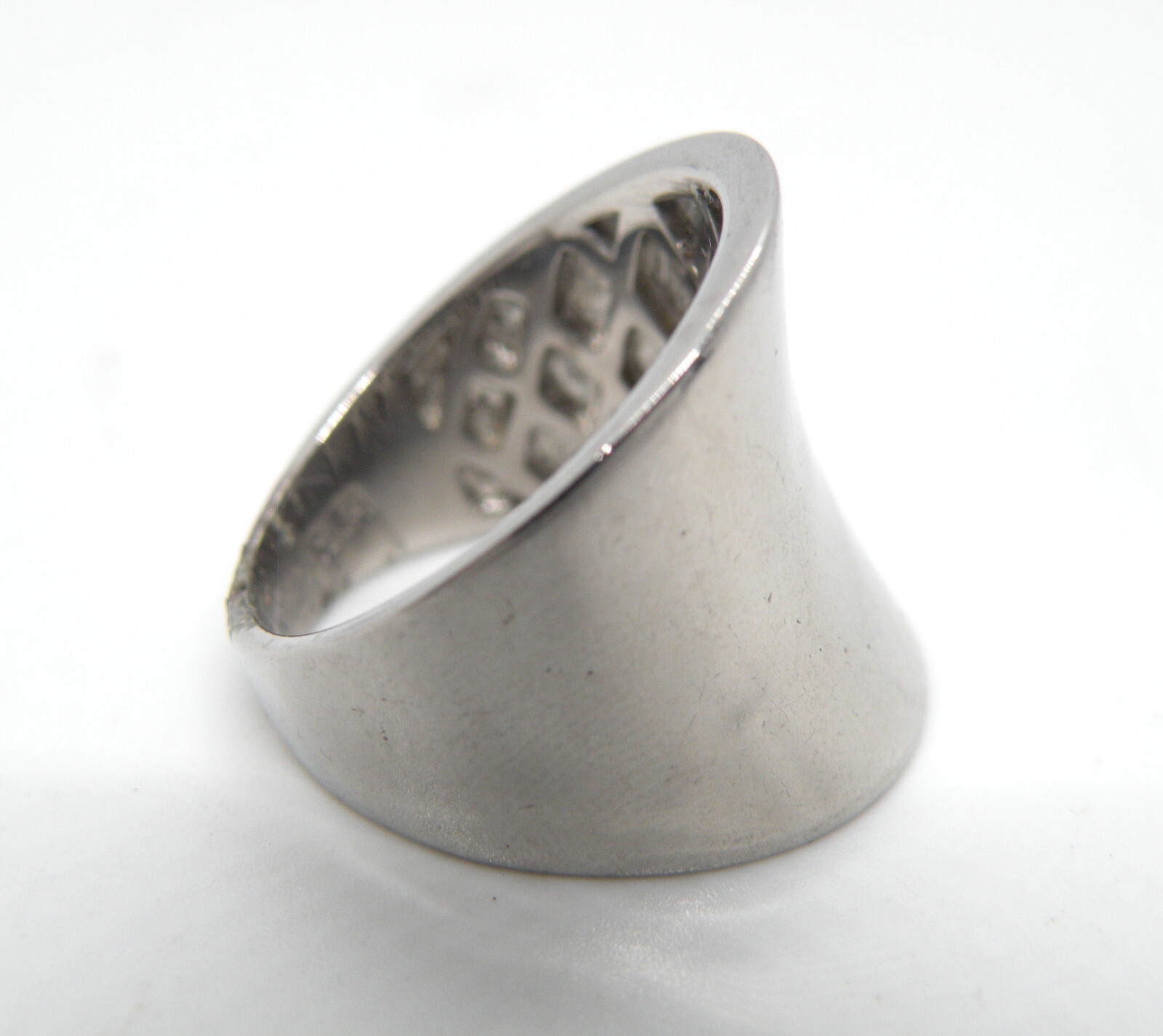 SETA Signed Sterling Silver Statement Band Women … - image 1