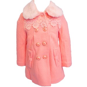 girls long wool coat