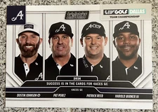 2024 Panini LIV Golf 4Aces GC Team Card 5x7 Dallas Team Championship