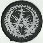 ABORTED logo circle 2015 WOVEN SEW ON PATCH official merch RARE no longer made