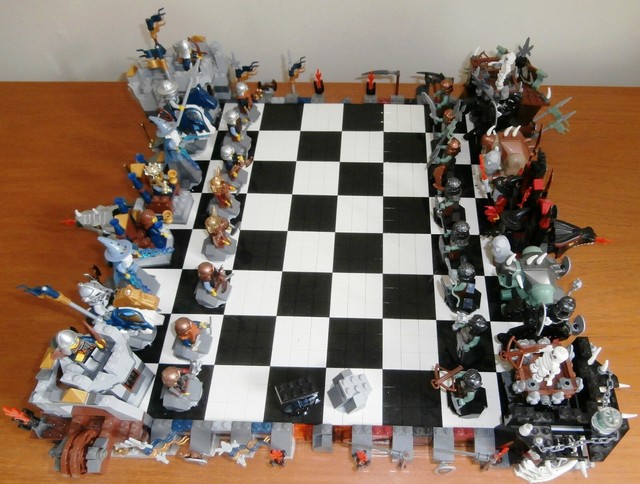lego castle chess set