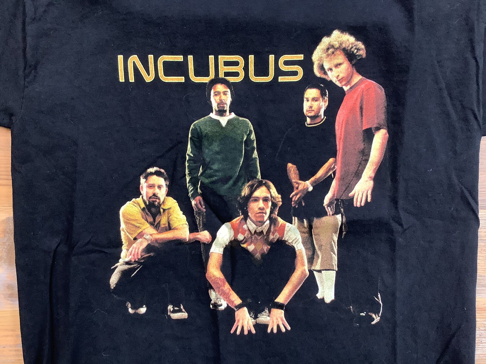T-shirt Homme Rouge Incubus Tour 2002 – Taille S à 2XL, Neuf Avec étiquettes