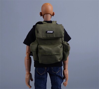 1/12 Shoulder Mountaineering Travel Backpack bag F 6''figure model toys