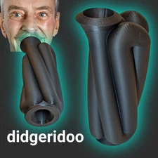 Didgeridoo Travel Didge Spiral didg Black blanco compact yidaki Key of E