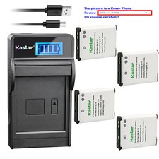 Kastar Battery LCD Charger for Nikon EN-EL19  Nikon Coolpix S3700 Coolpix S4100