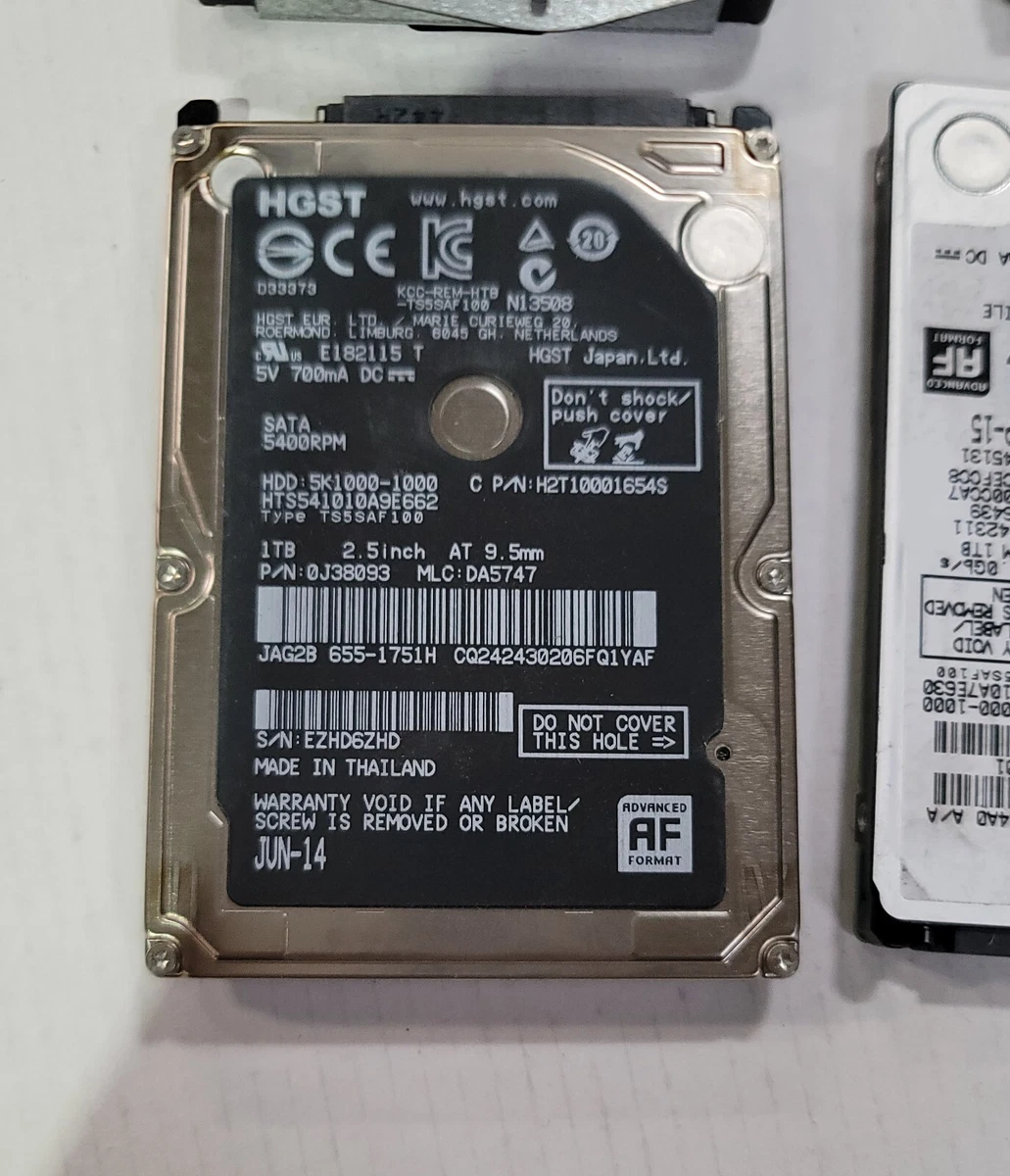 Internal Samsung Seagate WD 500GB / 1TB 2.5