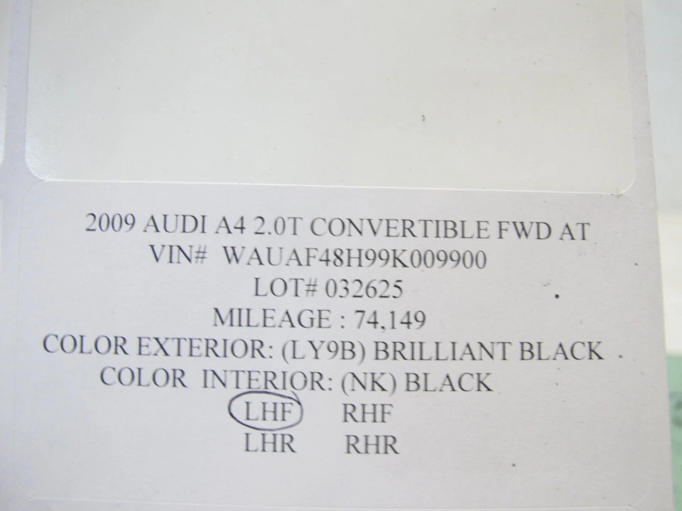 02-09 AUDI B7 A4 S4 RS4 ТРАНСФОРМИРУЕМОЕ СТЕКЛО ЛЕВЫЙ ДРАЙВЕР ПЕРЕДНИЙ OEM 032625 - Изображение 3 из 3