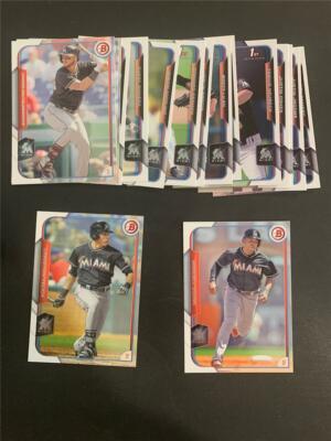 2015 Bowman Miami Marlins Team Set 18 Cards With Prospects & Draft