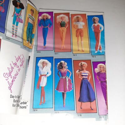 Vintage 1984 Mattel Barbie World of Fashion Booklet We Girls Can