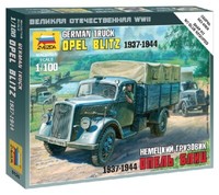 German 3T Cargo Truck 1:100 Kunststoff Modell Kit Zvezda