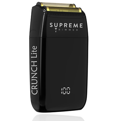 Supreme Trimmer Crunch Lite Foil Shaver |Electric Razor Bald Head STF600 | Black