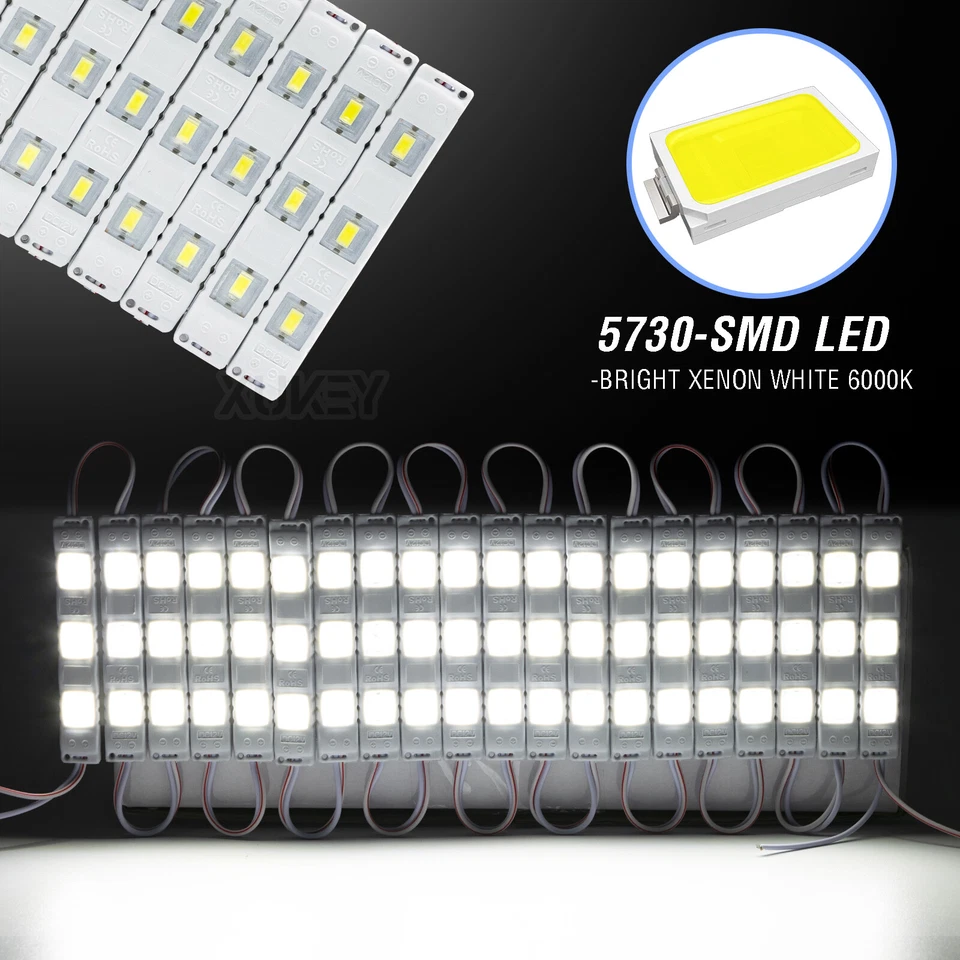 60 LEDs 12V Van Interior Light Car LED Ceiling Lights Kit Dome Lamp Van RV Truck - Image 4 of 4