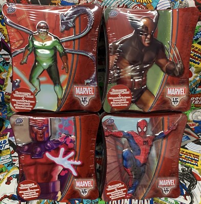 (4) 2004 Upper Deck Marvel Vs Versus System Trading Card Game Sealed Tins