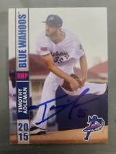 Tim Adleman Signed 2015 Choice Pensacola Blue Wahoos Cincinnati Reds