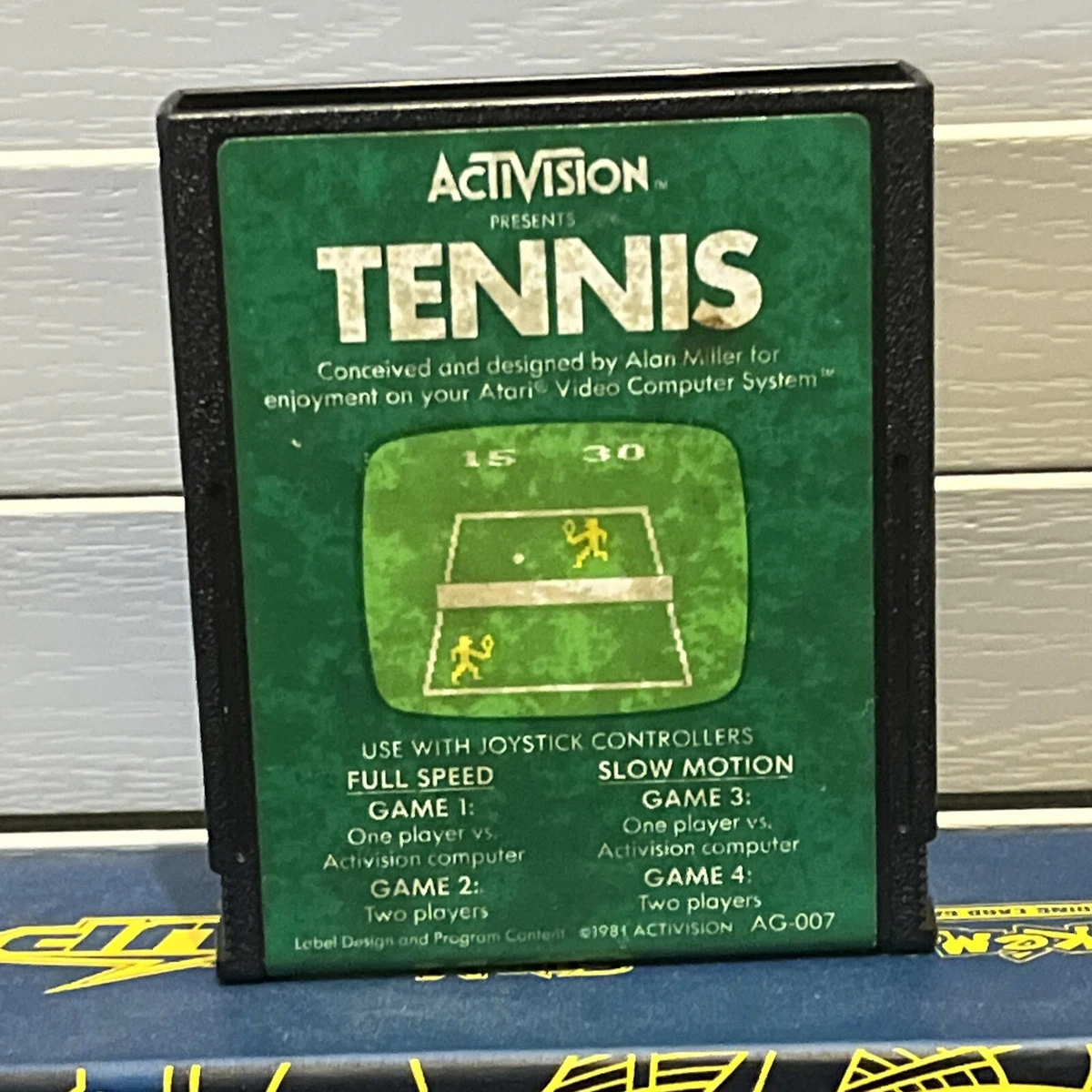 Jeu Tennis Atari 2600 Loose - Bon état, Classique Rétro, Sans Boîte