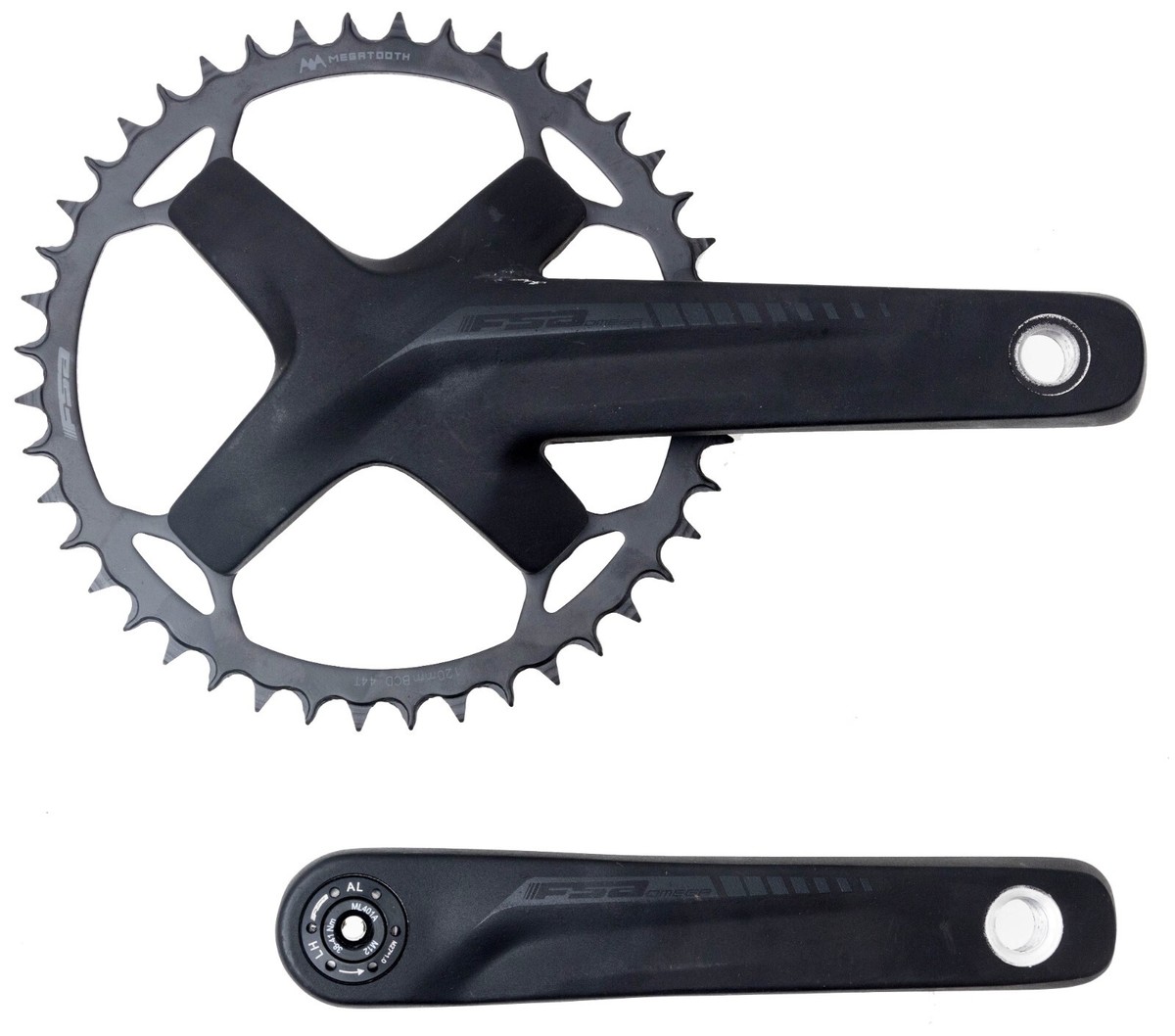 FSA Omega MegaExo 2x 10/11 Speed Alloy Crankset 172.5mm